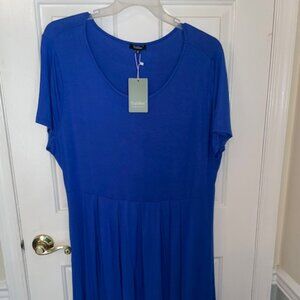 Tralilbee Women's Plus Size Short Sleeve Dress, 3xl, New with tags